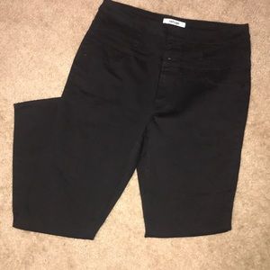 SIZE 12 BLACK high waisted jeans